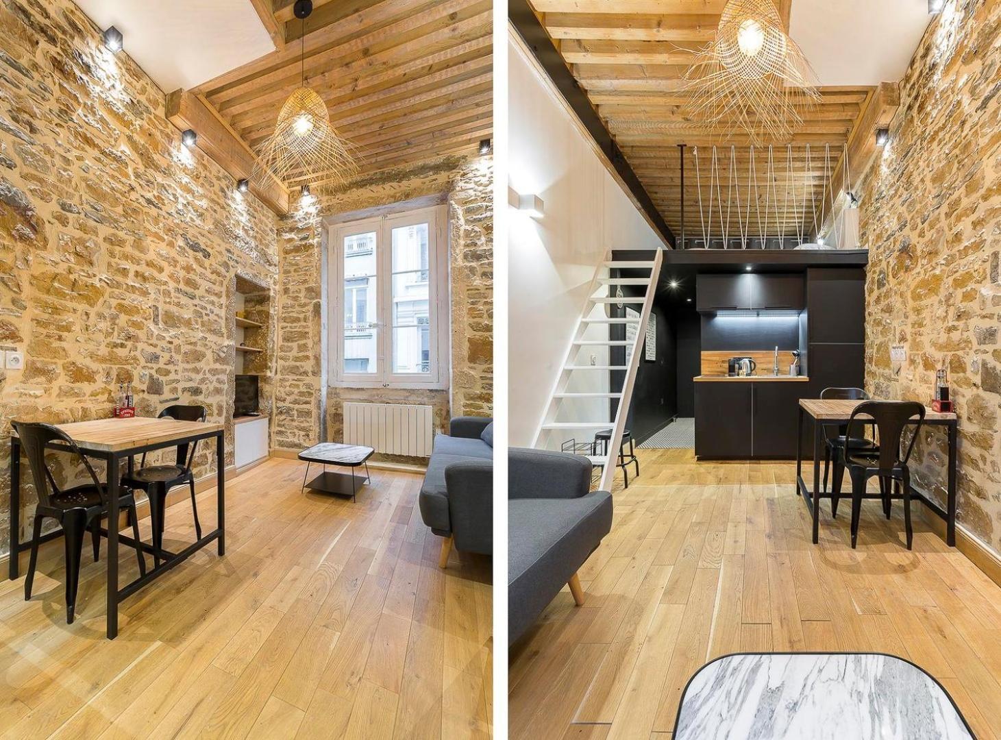 Hamac Suites - Studio Ainay 1 - Hyper Centre Lyon - 2 Personnes Buitenkant foto